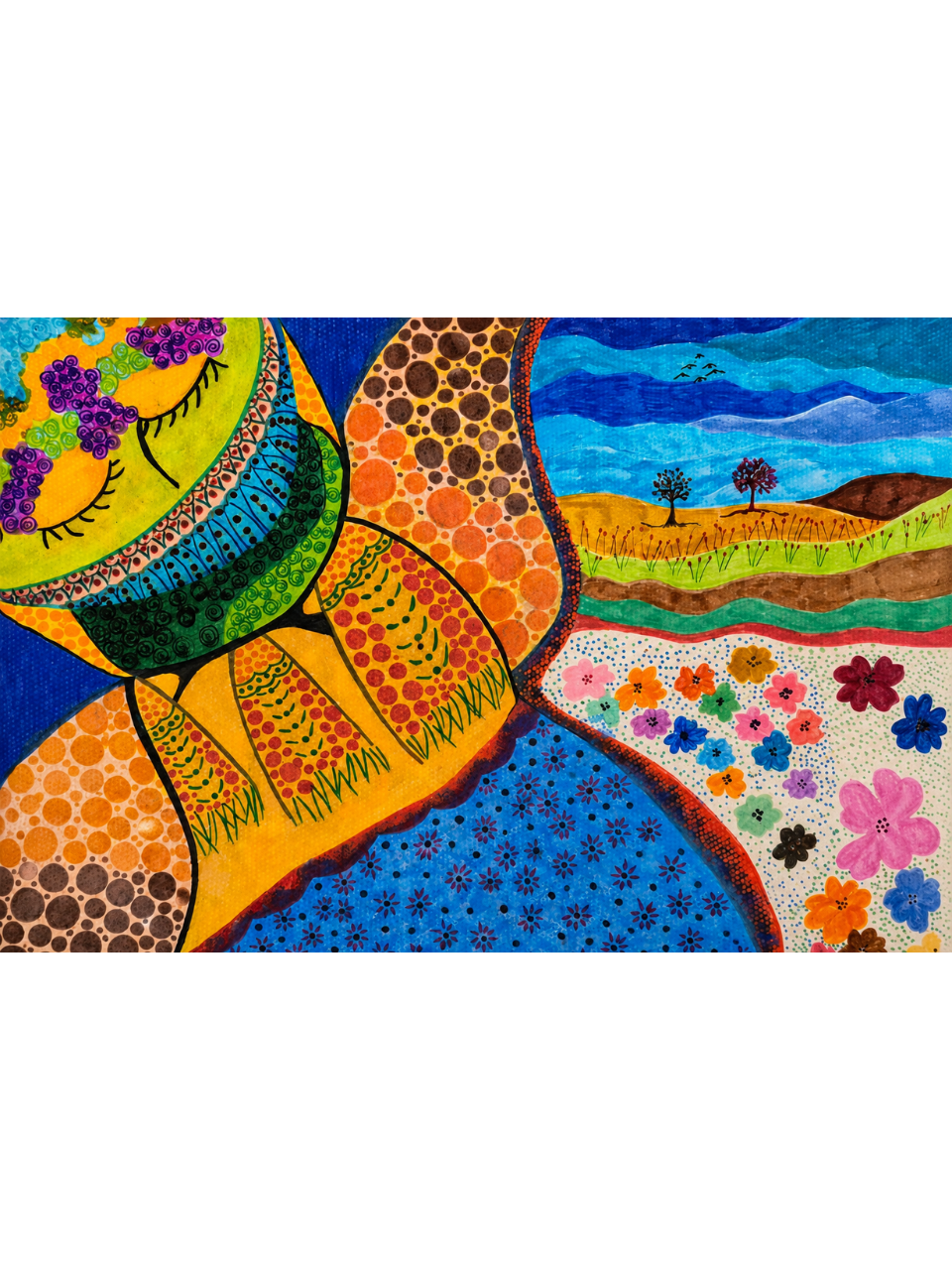 "Mujer que Respira Colores"